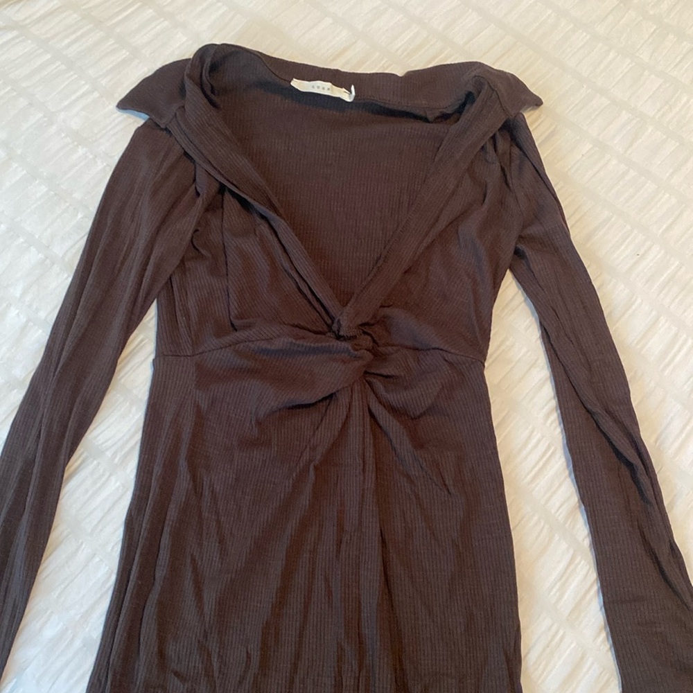 Collared mini dress